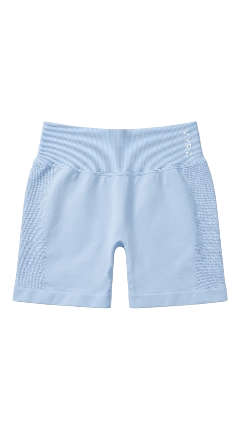 Shorts Deportivos Mujer Celeste | Vyra Fitness