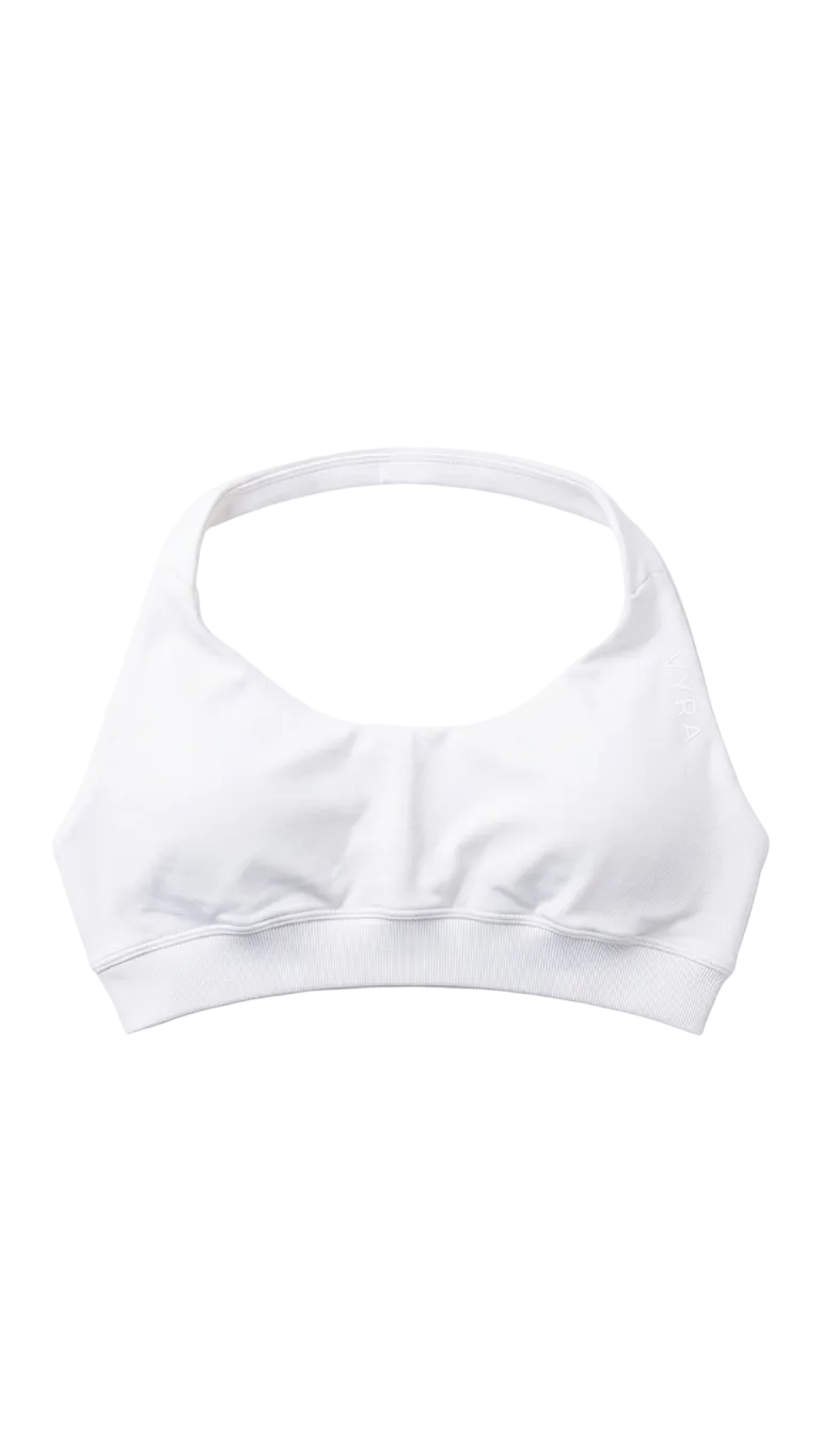Tops y Petos Deportivos Cortos Mujer Blanco | Vyra Fitness